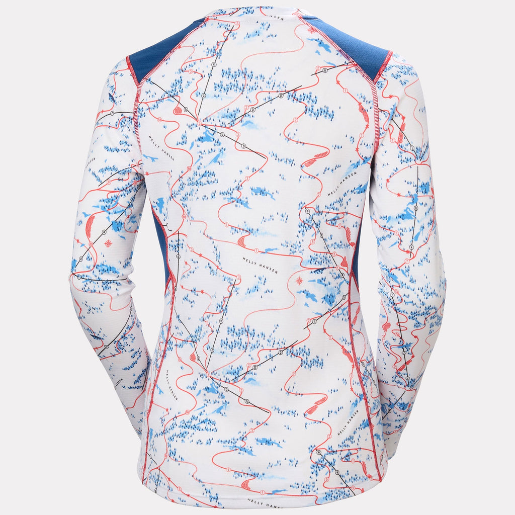 W LIFA ACTIVE CREW, WHITE SLOPE, L