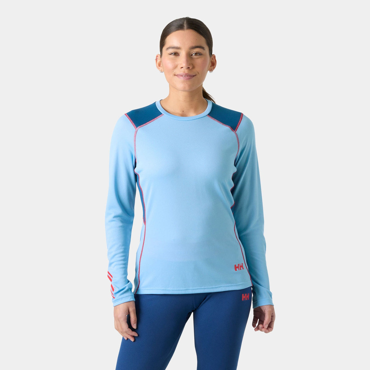 W LIFA ACTIVE CREW, BRIGHT BLUE, M