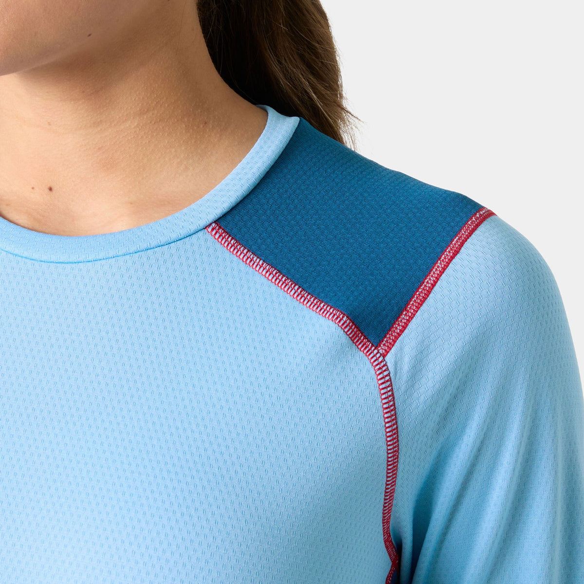 W LIFA ACTIVE CREW, BRIGHT BLUE, M