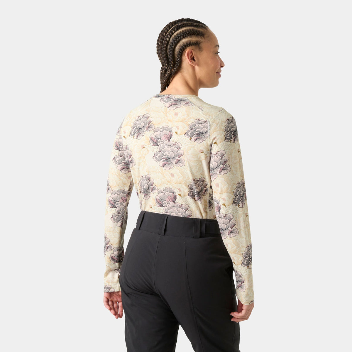W LIFA ACTIVE CREW, PURPLE CLAY, L