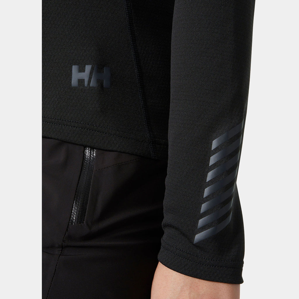 W LIFA ACTIVE CREW, BLACK, L