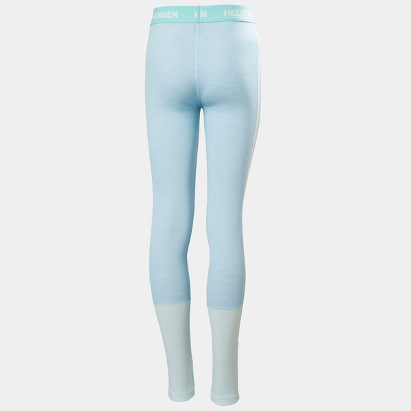 JR LIFA MERINO MIDWEIGHT SET, LIGHT CYAN, 164/14
