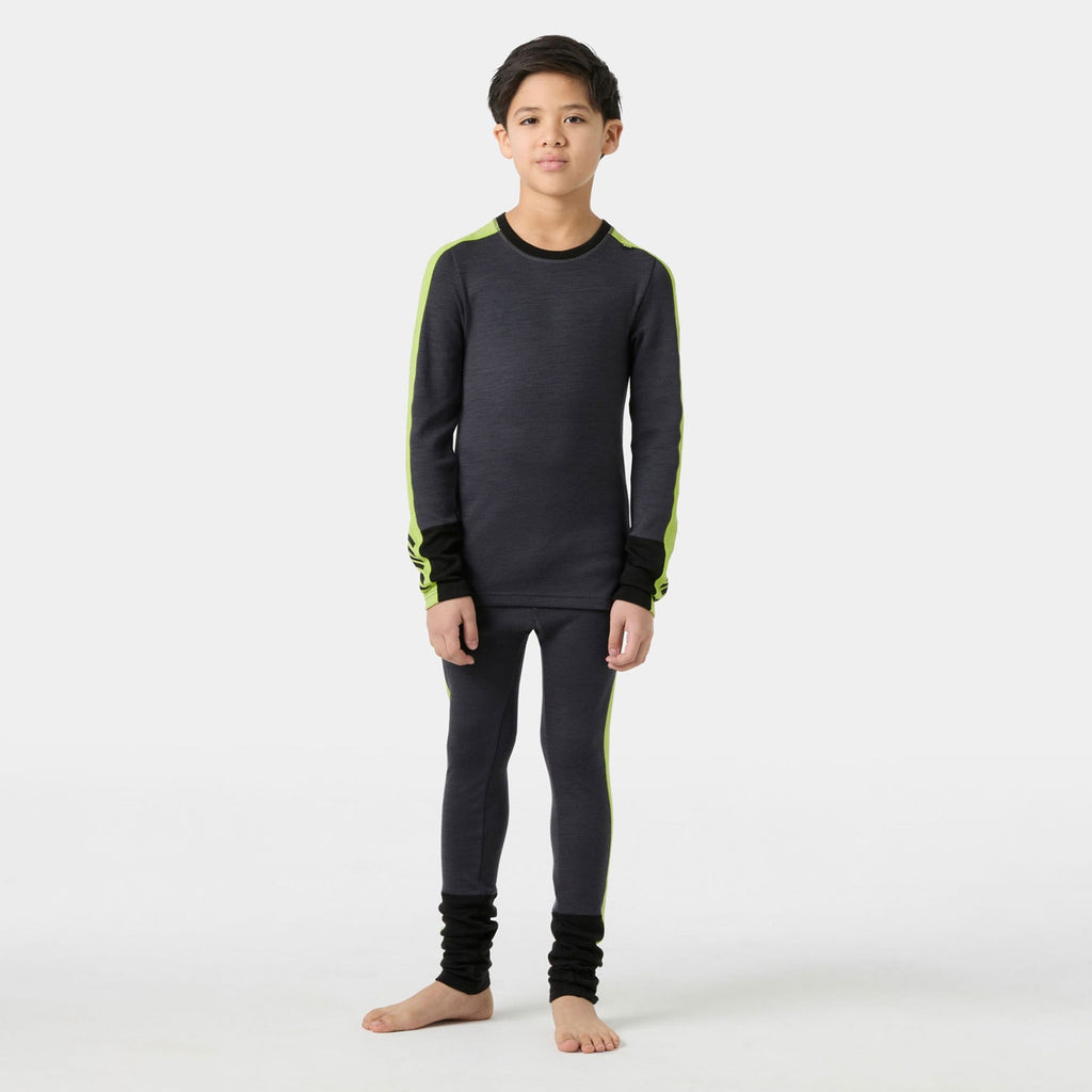 JR LIFA MERINO MIDWEIGHT SET, THUNDER GRE, 140/10