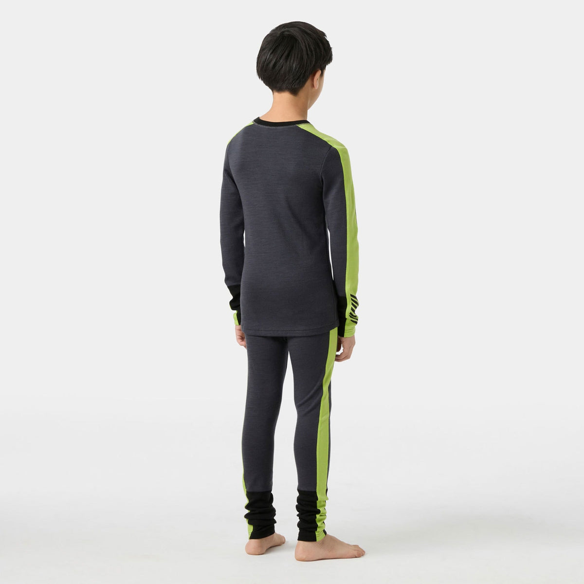 JR LIFA MERINO MIDWEIGHT SET, THUNDER GRE, 140/10