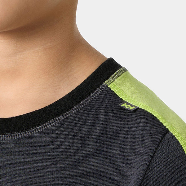 JR LIFA MERINO MIDWEIGHT SET, THUNDER GRE, 140/10