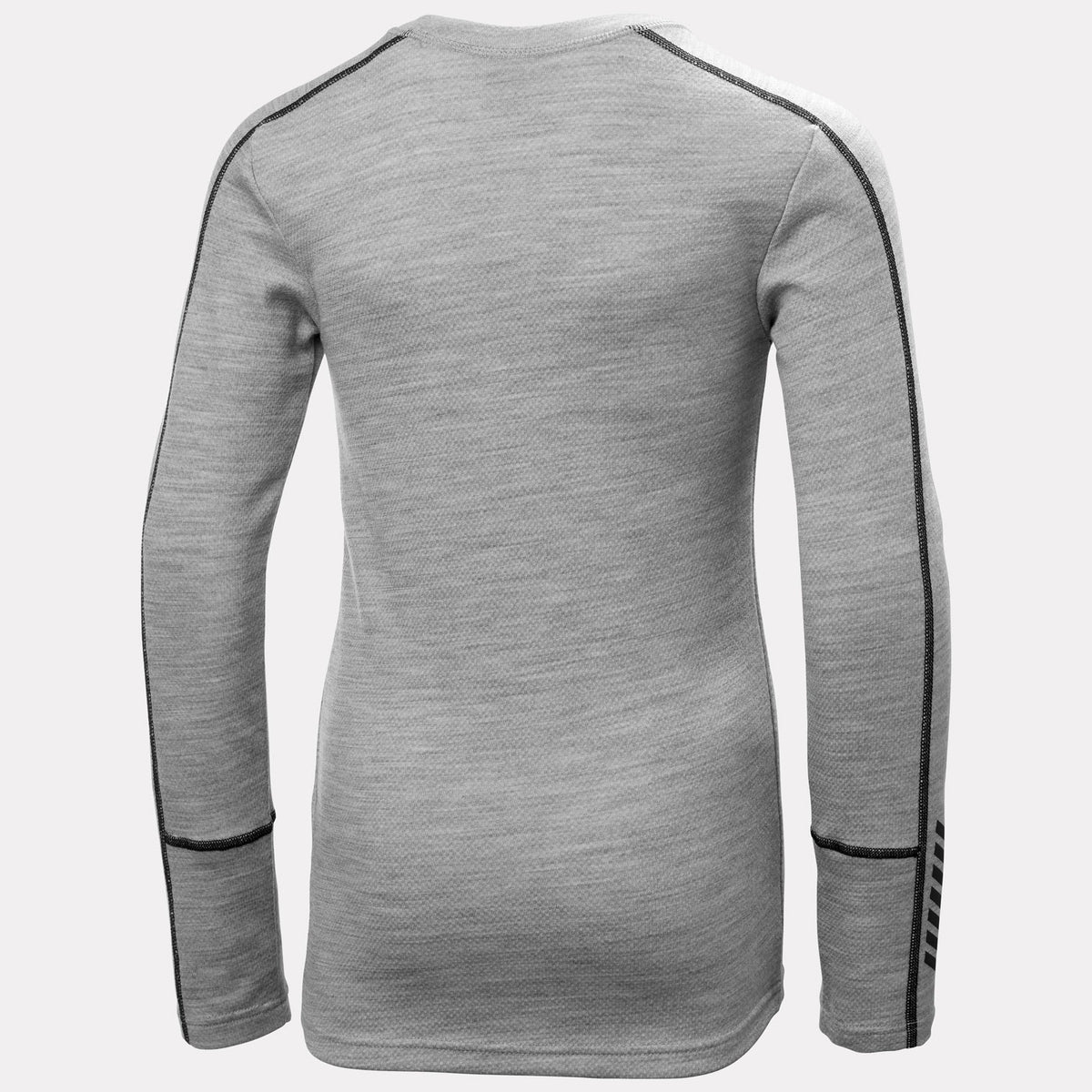 JR LIFA MERINO MIDWEIGHT SET, GREY MELANG, 140/10