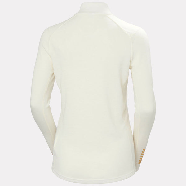 W LIFA MERINO MIDW GRA 1/2 ZIP, SNOW MONOGR, L