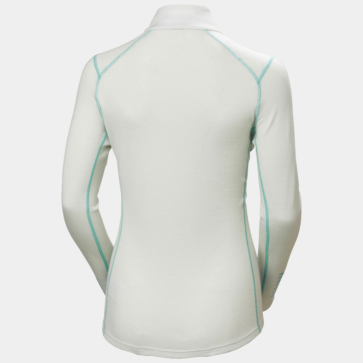 W LIFA MERINO MIDW GRA 1/2 ZIP, SEAFOAM FLO, L
