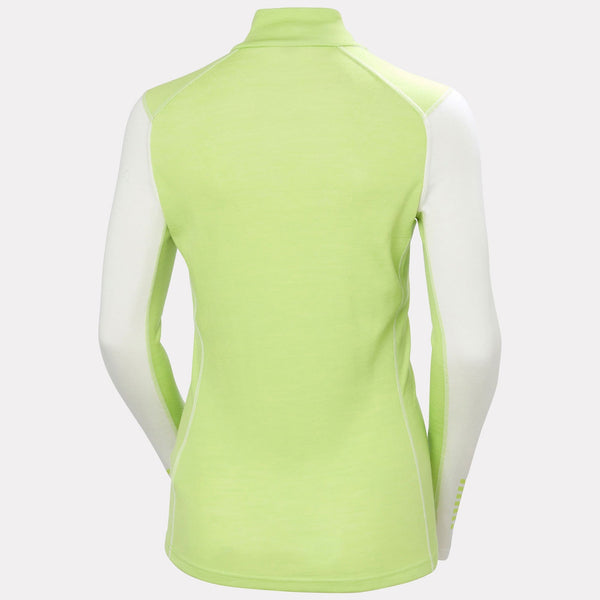 W LIFA MERINO MIDW GRA 1/2 ZIP, LUMINOUS GR, L