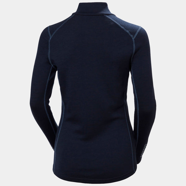 W LIFA MERINO MIDW GRA 1/2 ZIP, NAVY NORDIC, L