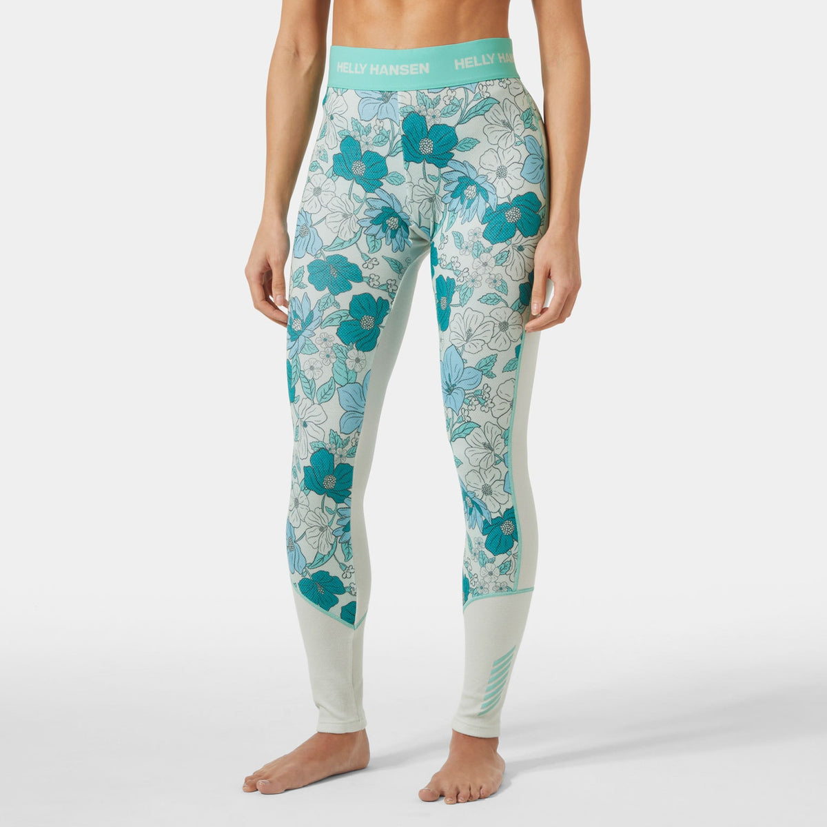 W LIFA MERINO MIDW GRA PANT, SEAFOAM FLO, L Main image