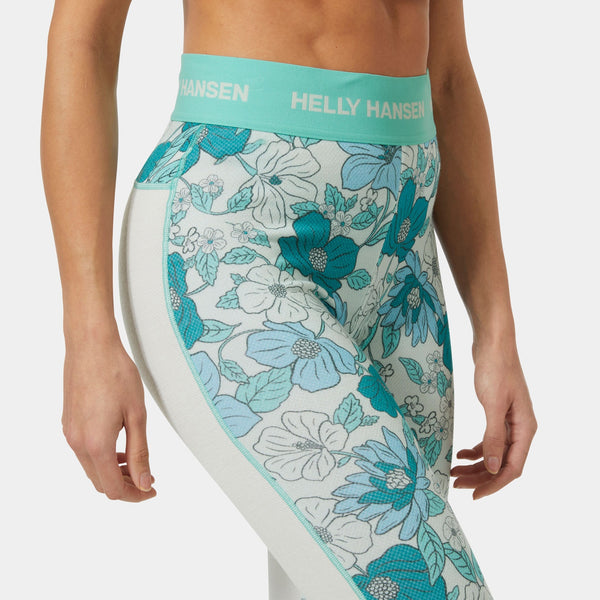 W LIFA MERINO MIDW GRA PANT, SEAFOAM FLO, L