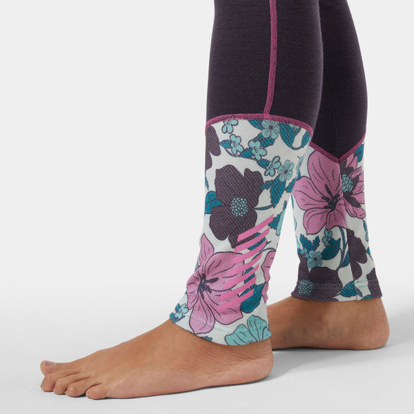 W LIFA MERINO MIDW GRA PANT, BLACK GRAPE, L