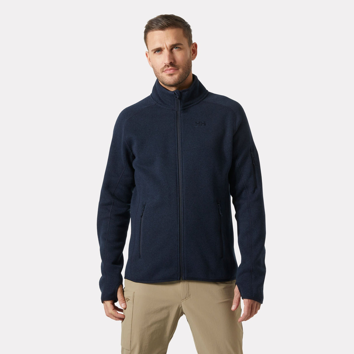 VARDE FLEECE JACKET 20, NAVY, XXL Main image