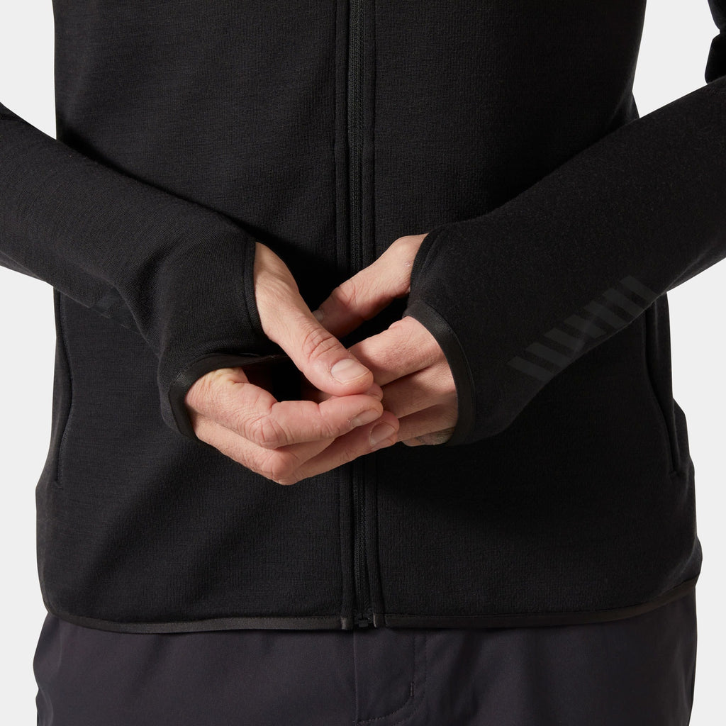 LIFA MERINO MIDLAYER, BLACK, XXL