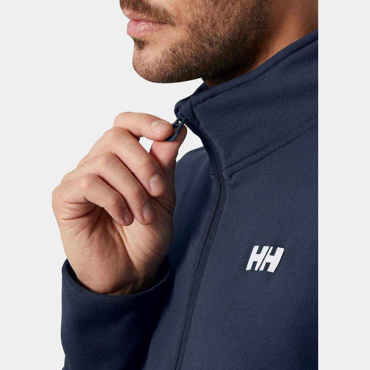 ALPHA ZERO FLEECE JACKET, NAVY, M
