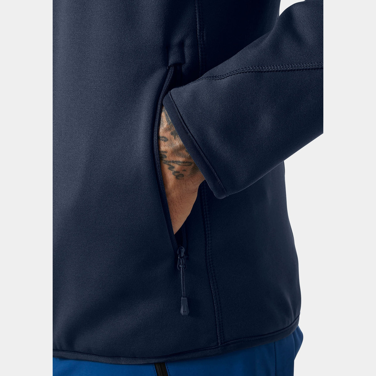 ALPHA ZERO FLEECE JACKET, NAVY, M