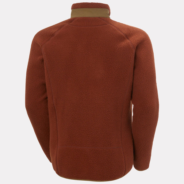 PANORAMA PILE BLOCK JACKET, IRON OXIDE, XXL