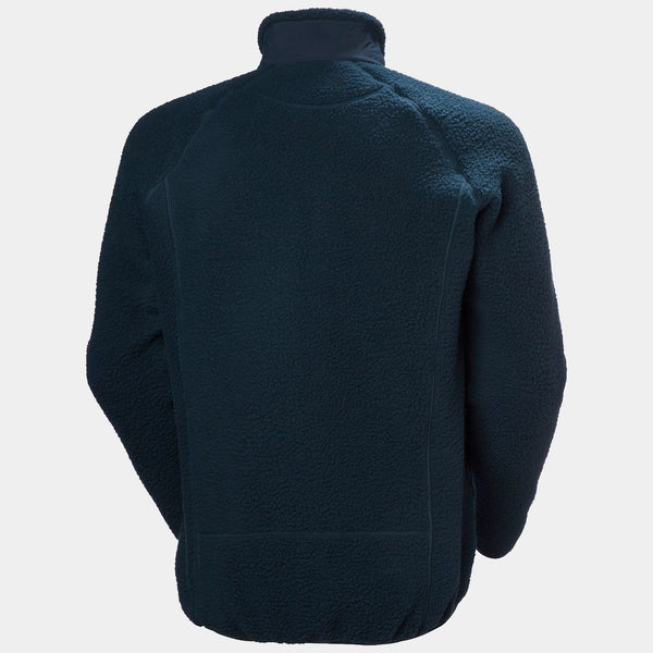 PANORAMA PILE BLOCK JACKET, NAVY, XXL