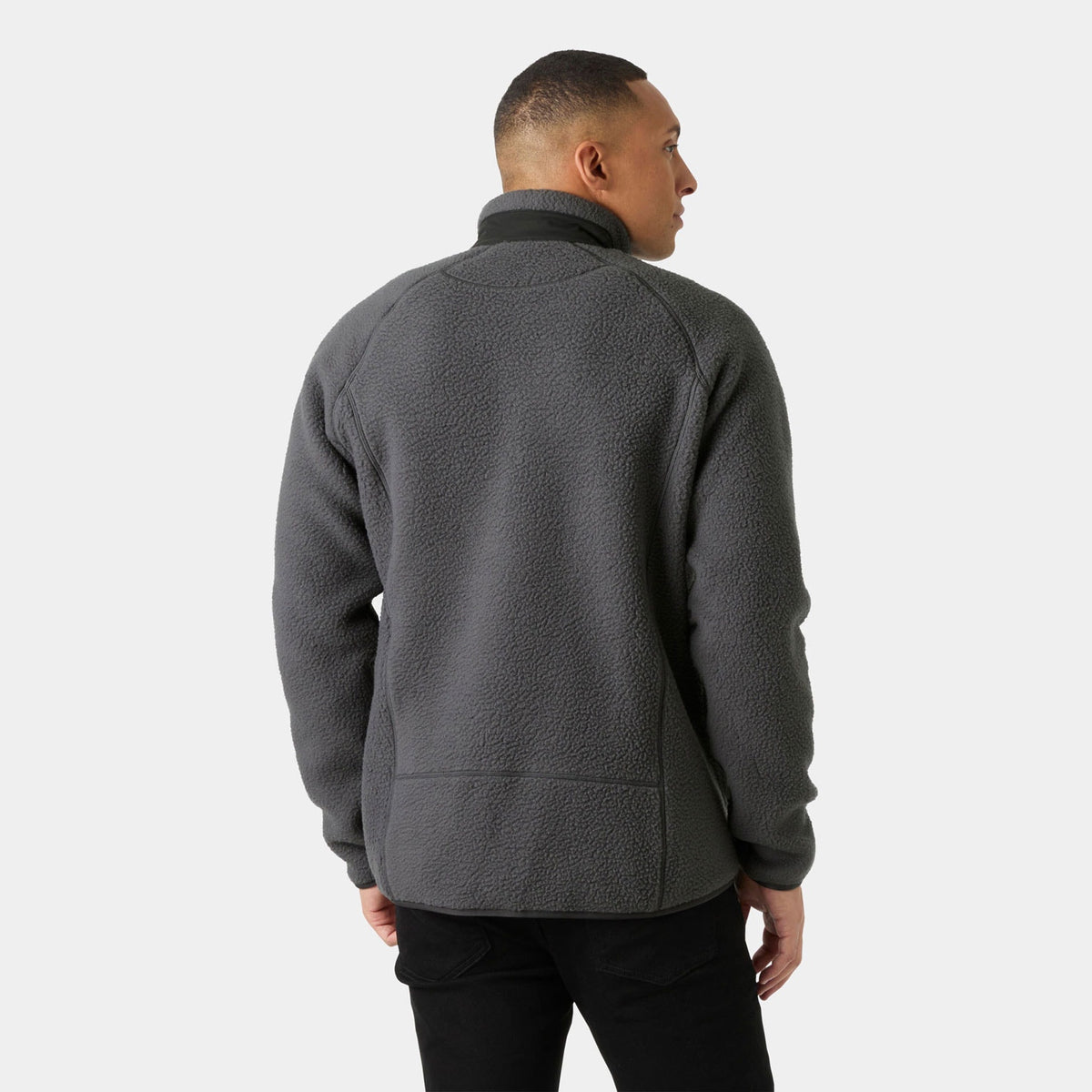 PANORAMA PILE BLOCK JACKET, THUNDER GRE, XXL