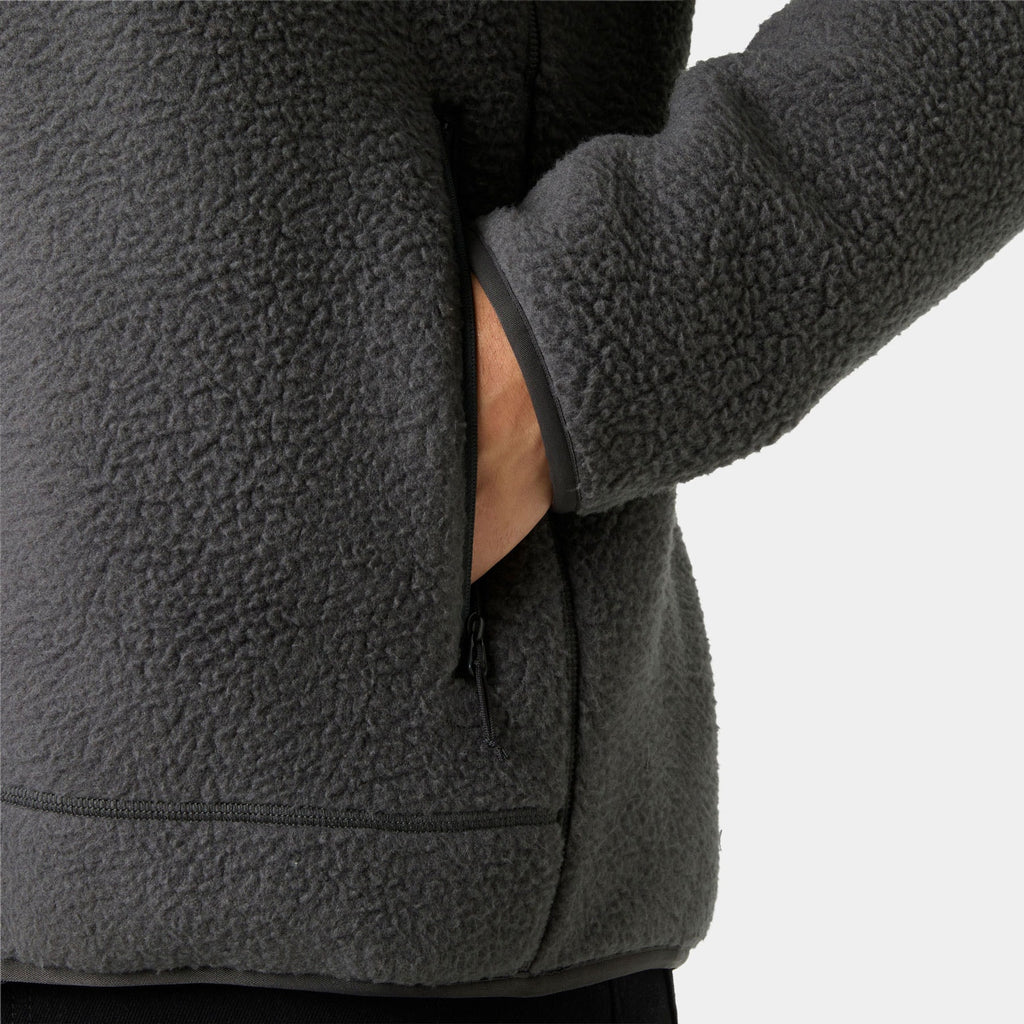 PANORAMA PILE BLOCK JACKET, THUNDER GRE, XXL