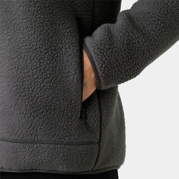 PANORAMA PILE BLOCK JACKET, THUNDER GRE, XXL