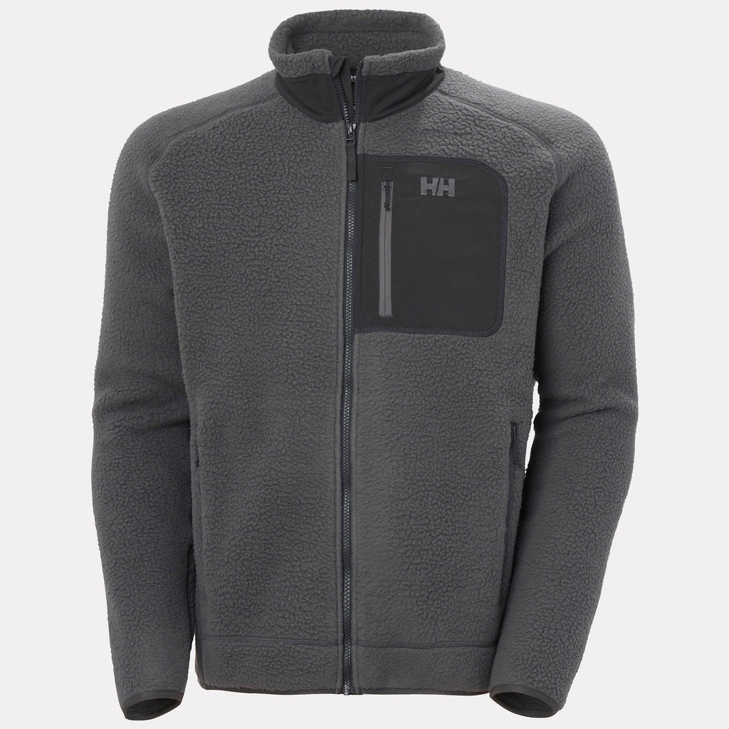 PANORAMA PILE BLOCK JACKET, THUNDER GRE, XXL