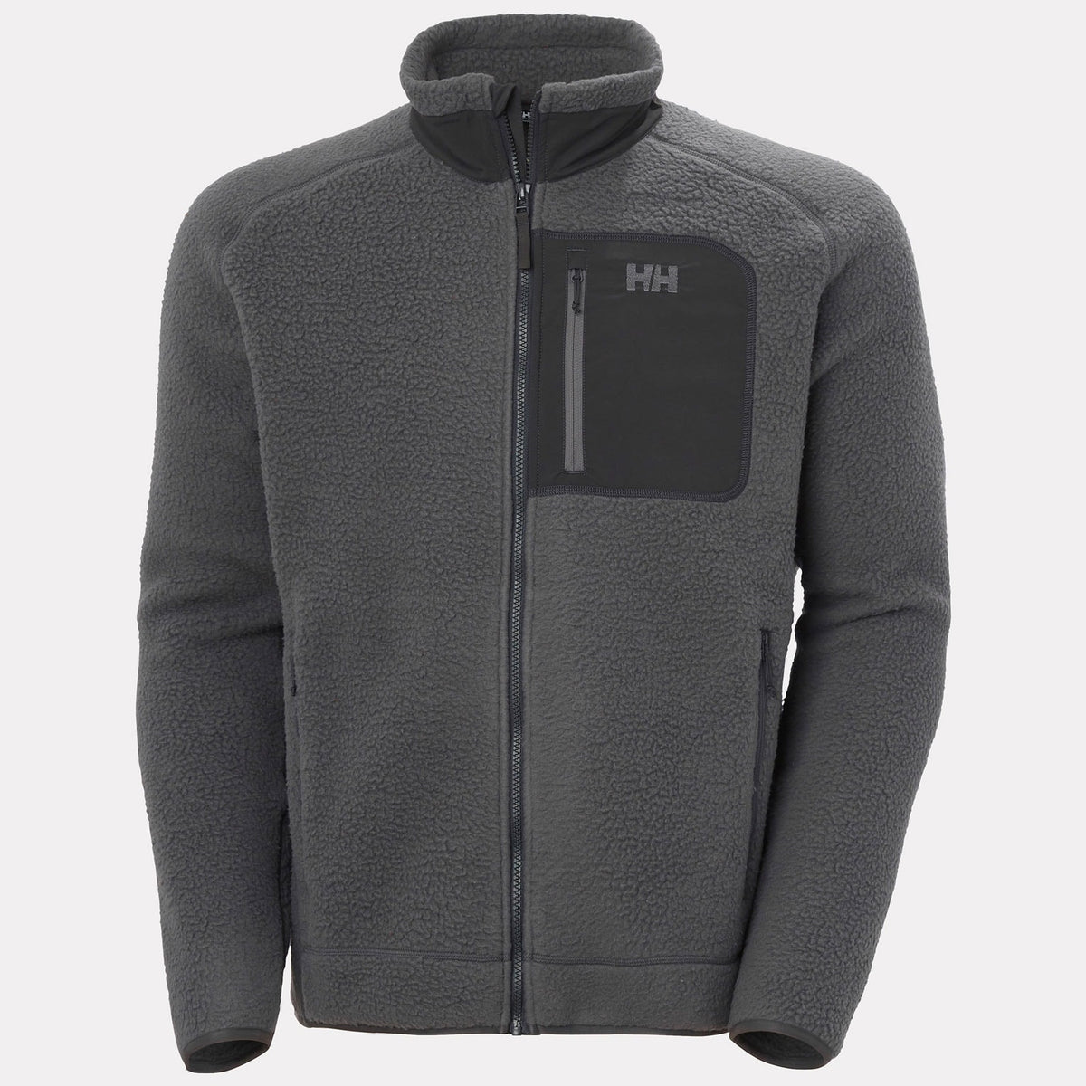 PANORAMA PILE BLOCK JACKET, THUNDER GRE, XXL