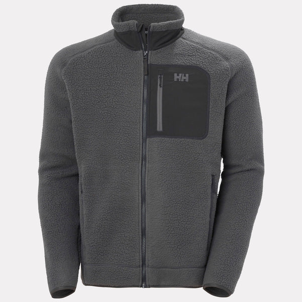 PANORAMA PILE BLOCK JACKET, THUNDER GRE, XXL