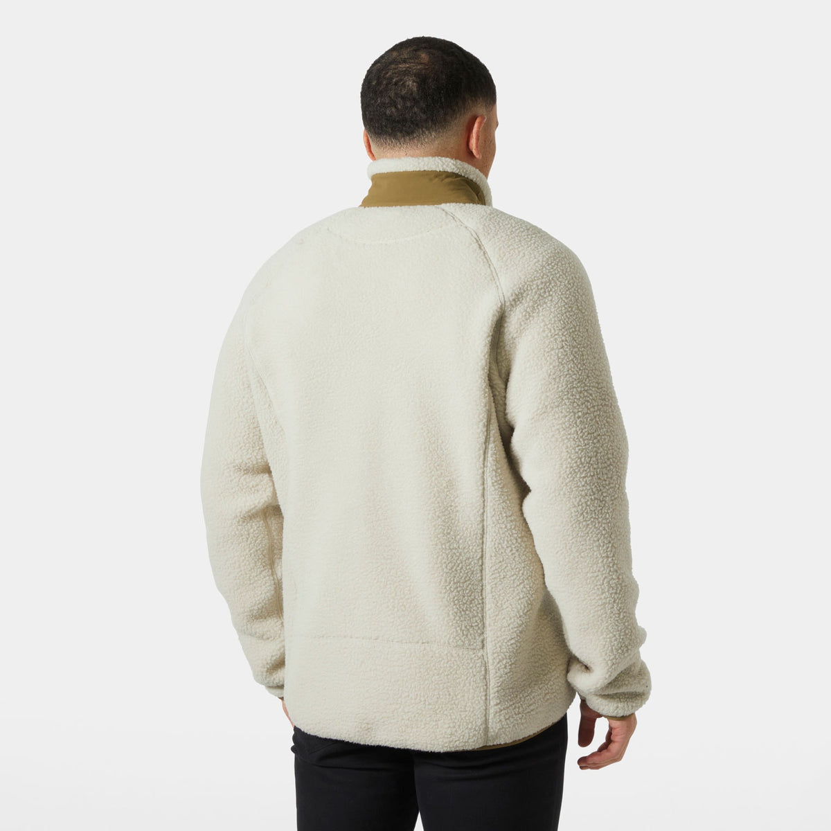 PANORAMA PILE BLOCK JACKET, PELICAN, XXL