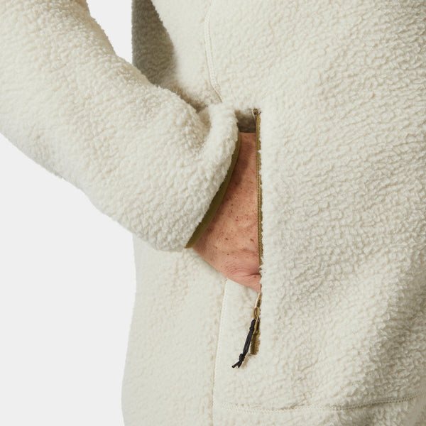 PANORAMA PILE BLOCK JACKET, PELICAN, XXL