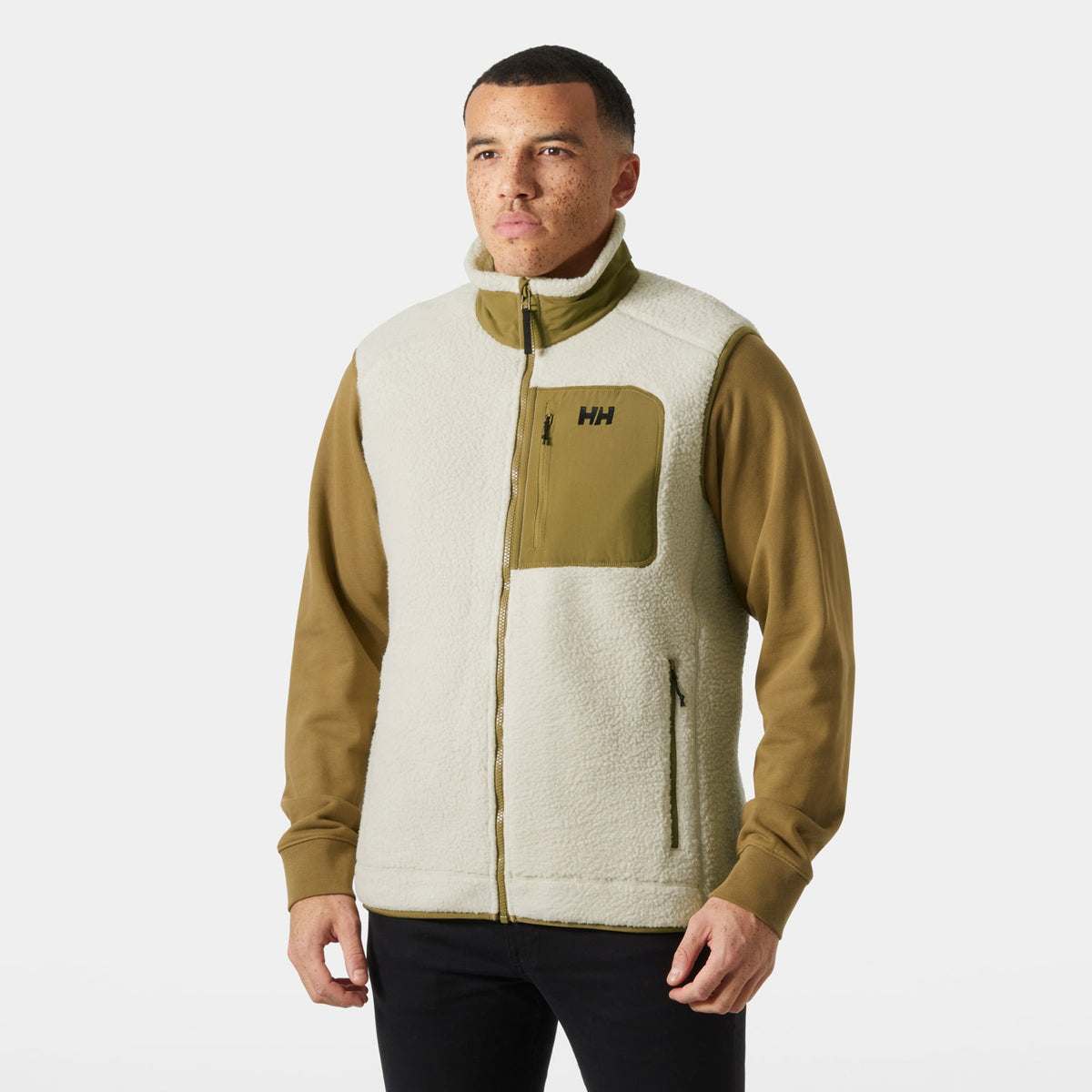 PANORAMA PILE BLOCK VEST, PELICAN, XXL Main image