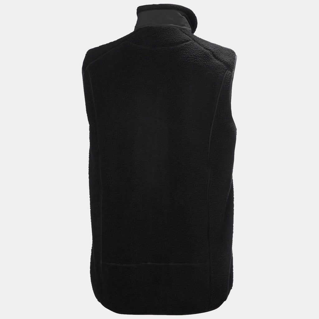 PANORAMA PILE BLOCK VEST, BLACK, XXL