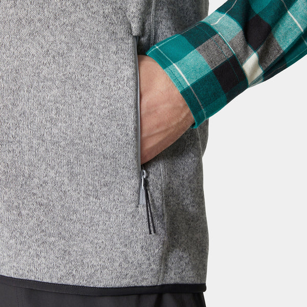 VARDE FLEECE VEST 20, GREY FOG, XXL