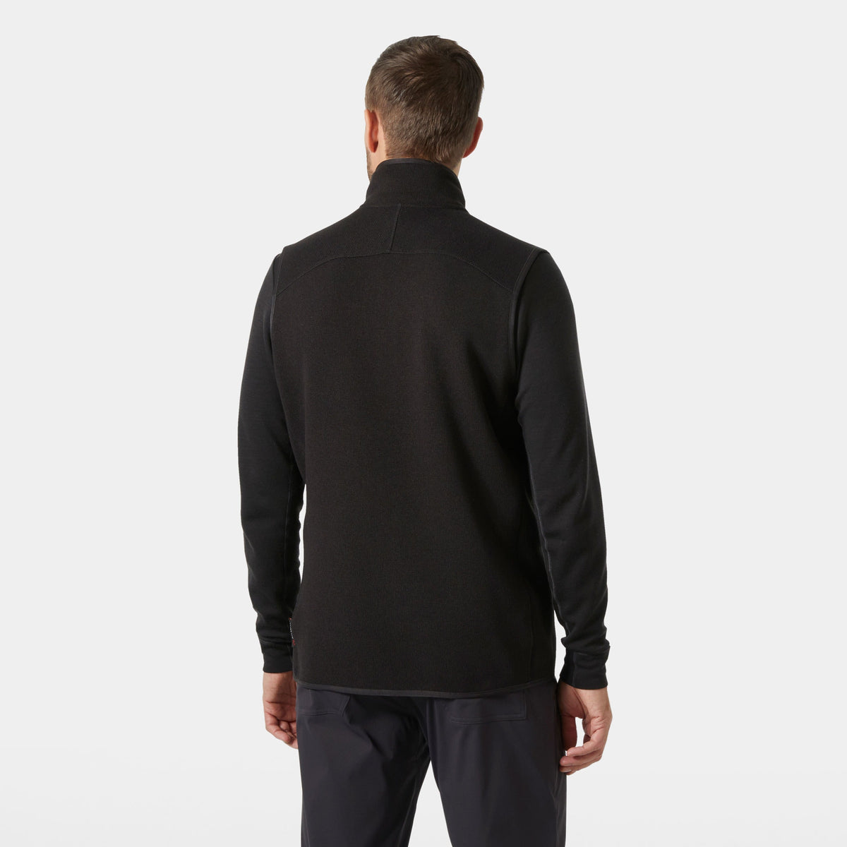VARDE FLEECE VEST 20, BLACK, XXL