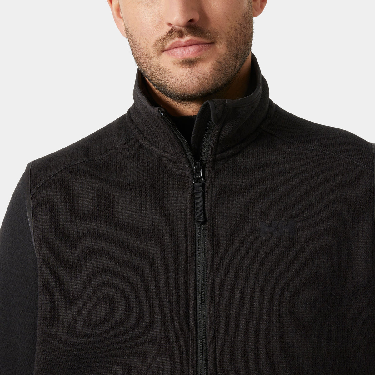 VARDE FLEECE VEST 20, BLACK, XXL