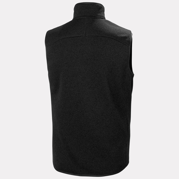 VARDE FLEECE VEST 20, BLACK, XXL