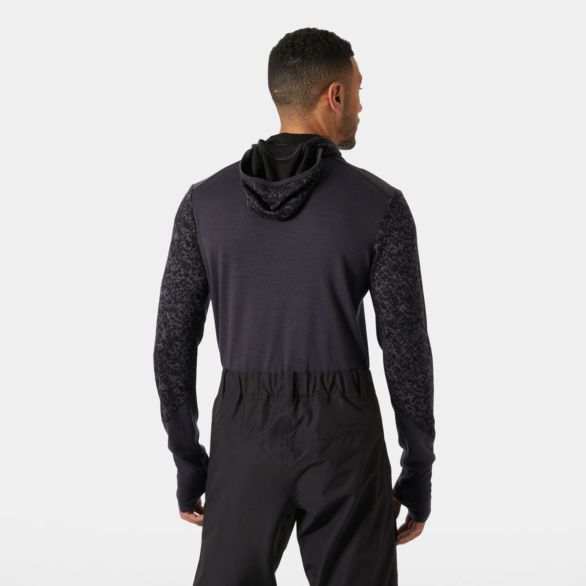 LIFA MERINO MIDW BLC HOODIE, BLACK GRAPE, XXL