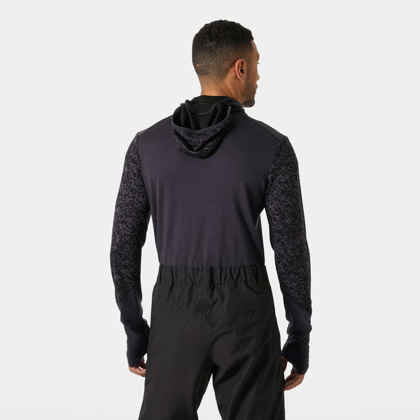 LIFA MERINO MIDW BLC HOODIE, BLACK GRAPE, XXL