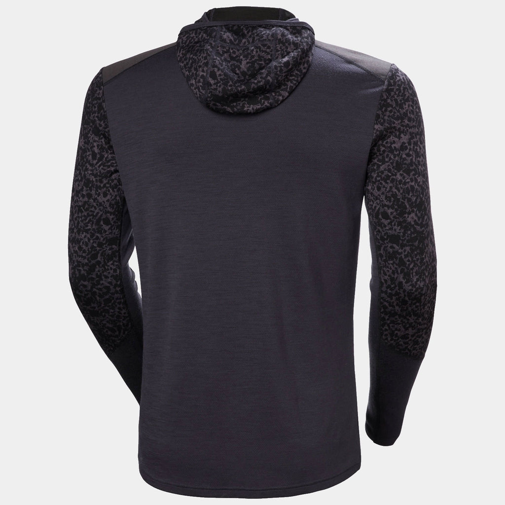 LIFA MERINO MIDW BLC HOODIE, BLACK GRAPE, XXL