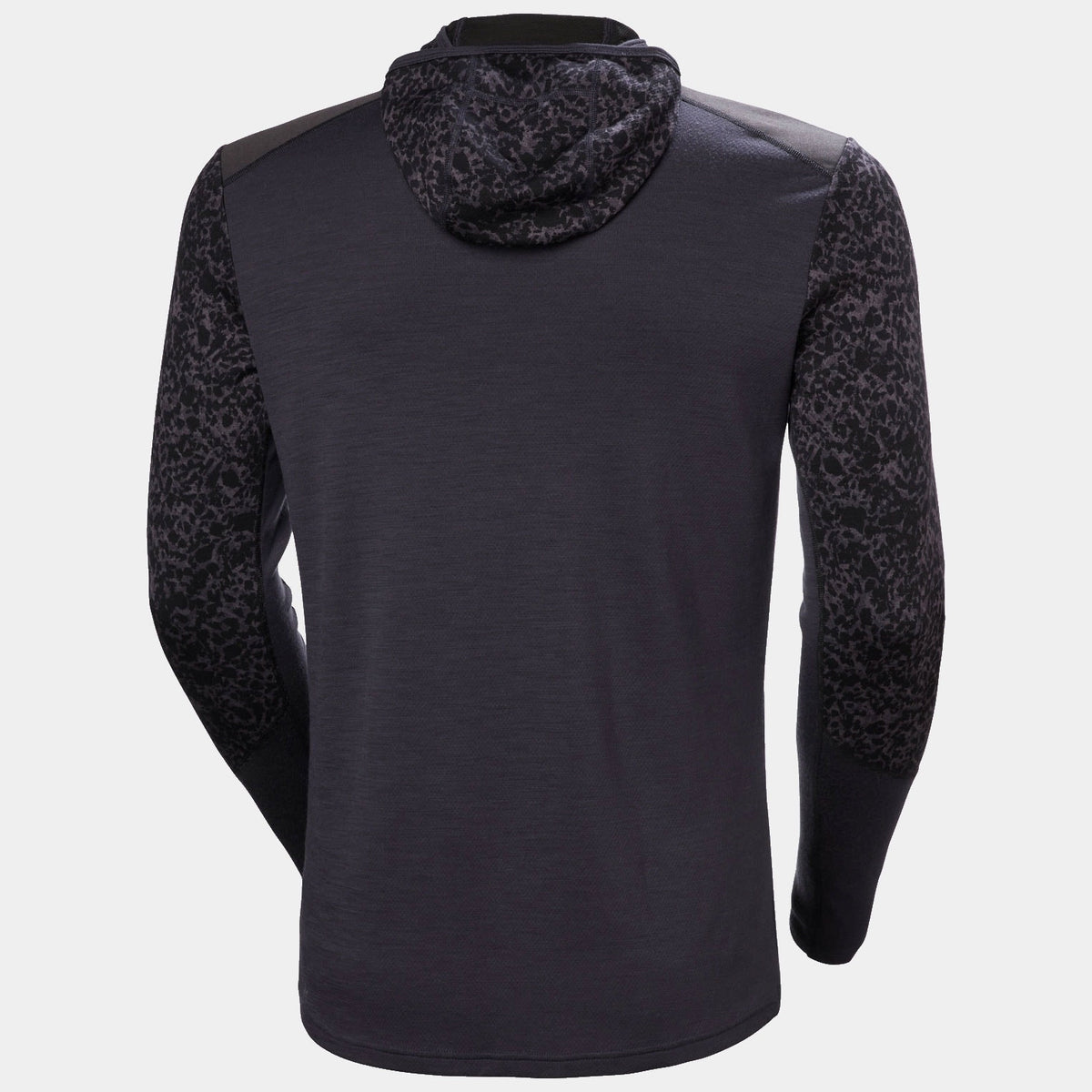 LIFA MERINO MIDW BLC HOODIE, BLACK GRAPE, XXL