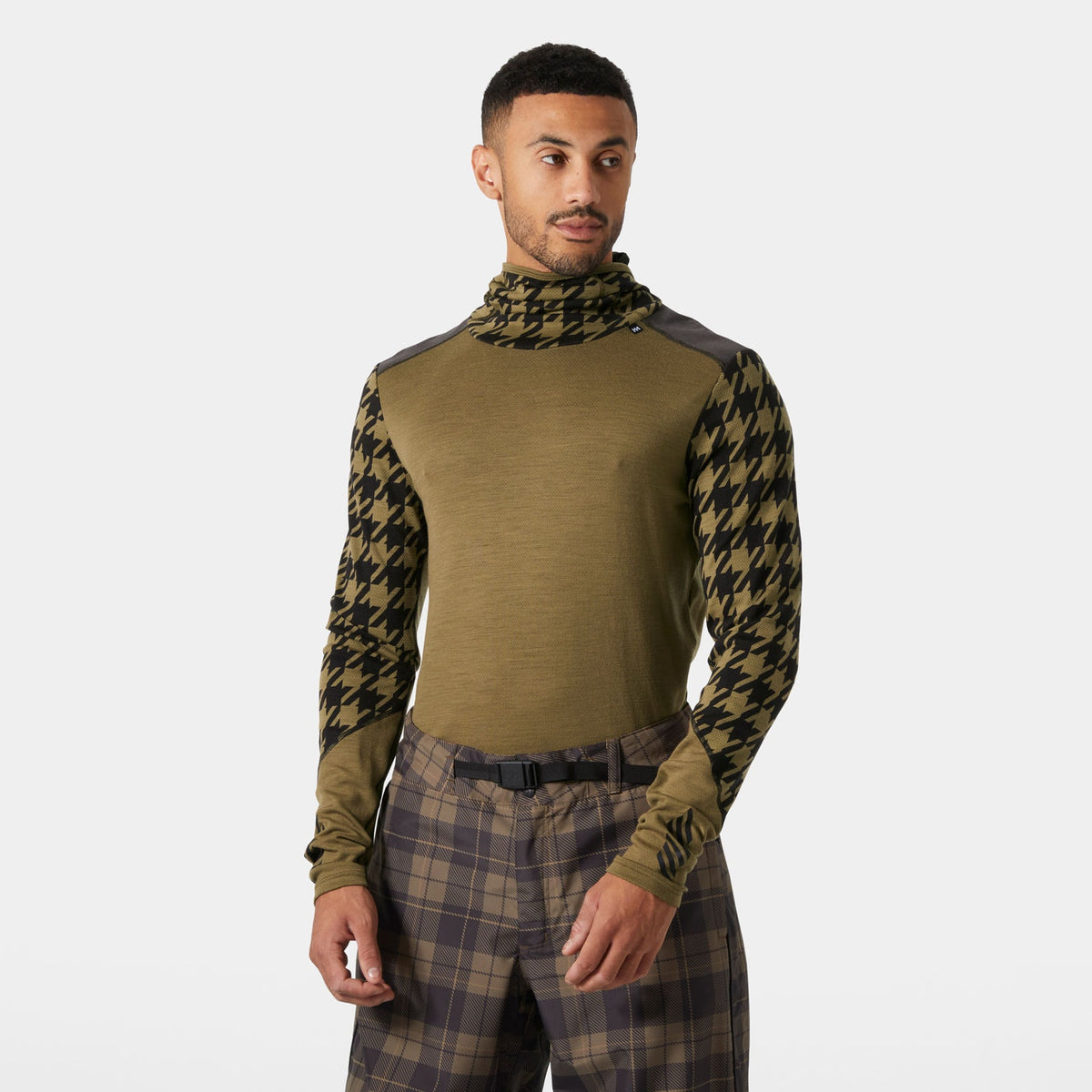 LIFA MERINO MIDW BLC HOODIE, SEPIA HOUND, XXL