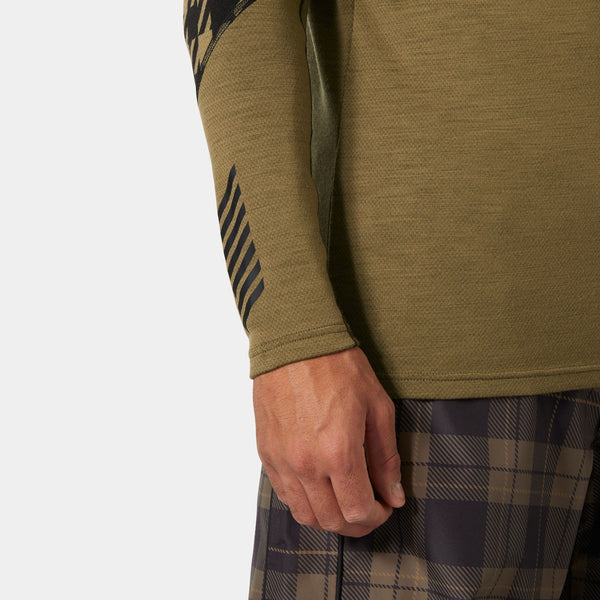 LIFA MERINO MIDW BLC HOODIE, SEPIA HOUND, XXL
