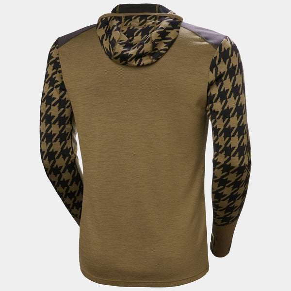 LIFA MERINO MIDW BLC HOODIE, SEPIA HOUND, XXL