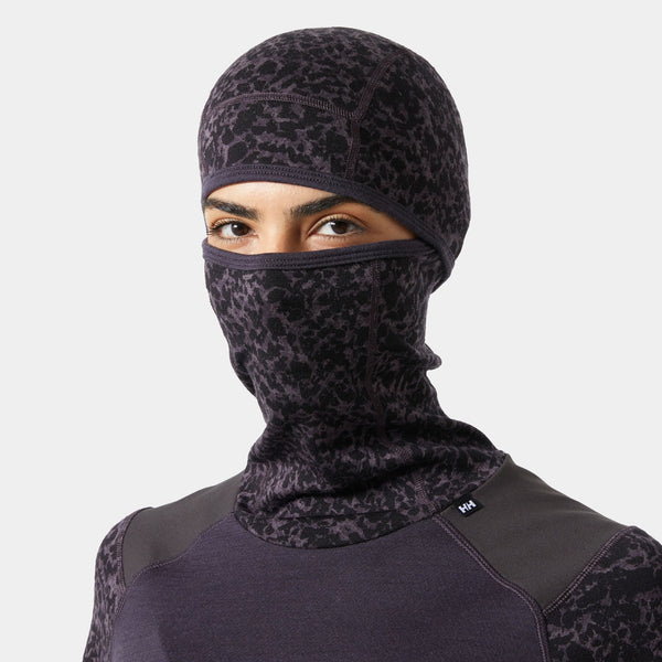 W LIFA MERINO MIDW BLC HOODIE, BLACK GRAPE, M
