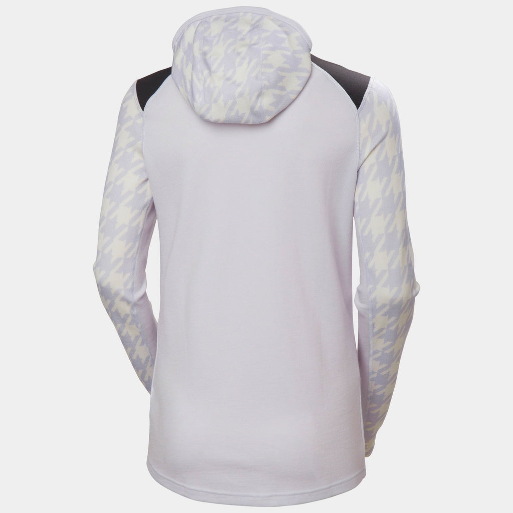 W LIFA MERINO MIDW BLC HOODIE, LIGHT PURPL, L