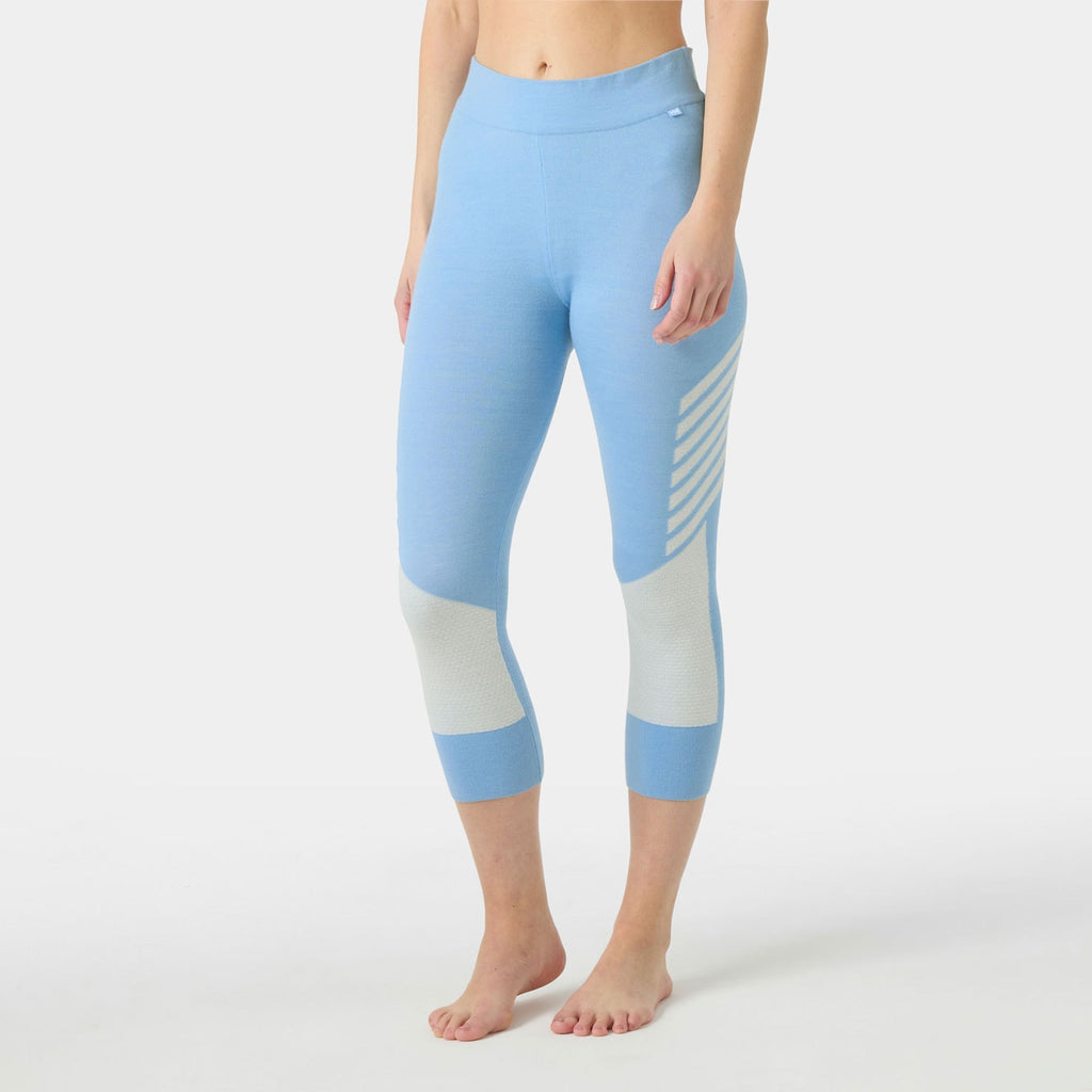 W LIFA MERINO KNITEVO 3/4 PANT, BRIGHT BLUE, L