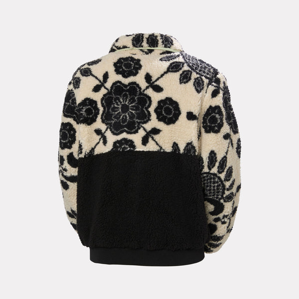 W MOONLIT PILE JACKET, BLACK FOLK, L