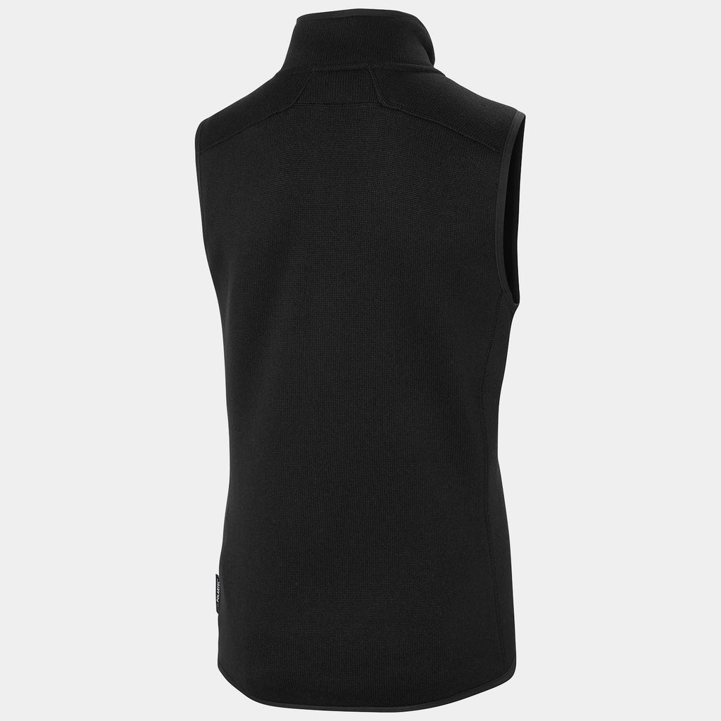 W VARDE FLEECE VEST, BLACK, L