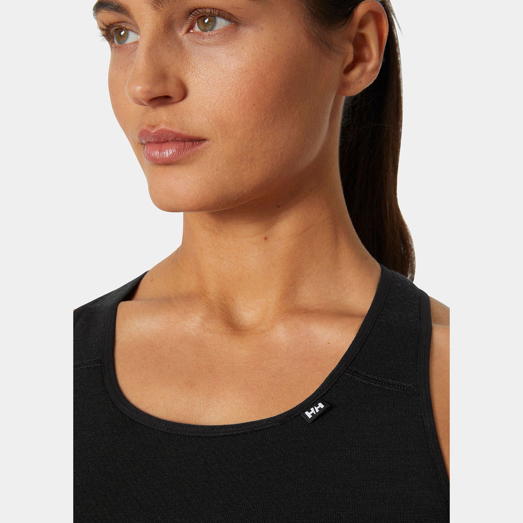 W LIFA MERINO MIDW BRA, BLACK, L